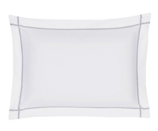 Fronha Navy Prateada 200 Fios - 50X70cm, white,multicolor | WestwingNow