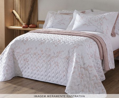 Jogo de Fronhas Acetinada Flor de Cerejeira 300 Fios | Westwing