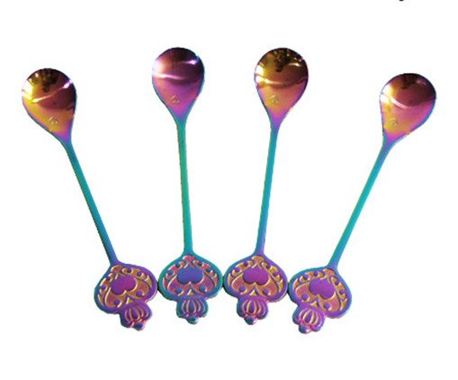 Jogo de Colheres de Sobremesa em Inox Coroa, multicolor | WestwingNow