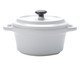 Caçarola em Porcelana Black Lid - Branca, Branco | WestwingNow