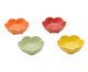 Jogo de Petisqueiras em Porcelana Flowers - Colorido, Multicolorido | WestwingNow