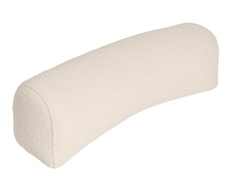Almofada Braço Curvo Laguna by Elle - Boucle Off-White | Westwing