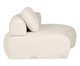 Sofá Módulo Lateral Direito Estendido Laguna by Elle - Boucle Off-White II, Cru | WestwingNow