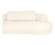 Sofá Módulo Lateral Direito Estendido Laguna by Elle - Boucle Off-White II, Cru | WestwingNow