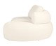 Sofá Módulo Lateral Direito Estendido Laguna by Elle - Boucle Off-White II, Cru | WestwingNow