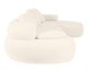 Sofá Laguna by Elle - Chaise Direita Boucle Off White VIII, Cru | WestwingNow