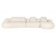 Sofá Laguna by Elle - Chaise Direita Boucle Off White VIII, Cru | WestwingNow