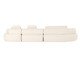 Sofá Laguna by Elle - Chaise Direita Boucle Off White VIII, Cru | WestwingNow