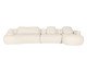 Sofá Laguna by Elle - Chaise Direita Boucle Off White VIII, Cru | WestwingNow