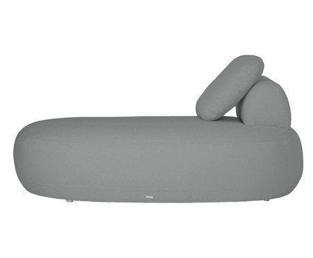 Sofá Módulo Chaise Esquerda Laguna by Elle - Boucle Cinza | Westwing