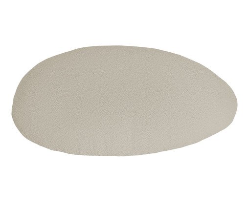 Almofada Braço Orgânico Oval Laguna by Elle - Boucle Bege, Bege | WestwingNow
