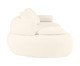 Sofá Laguna by Elle - Lateral Direta Estendida Boucle Off White VII, Cru | WestwingNow