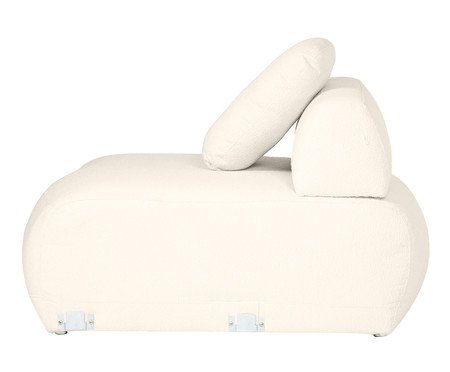 Sofá Módulo Meio Laguna by Elle - Boucle Off-White | Westwing