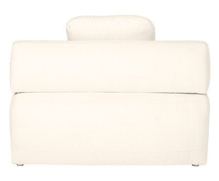 Sofá Módulo Meio Laguna by Elle - Boucle Off-White | Westwing