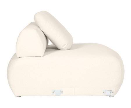 Sofá Módulo Meio Laguna by Elle - Boucle Off-White | Westwing
