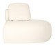 Sofá Módulo Lateral Direito Laguna by Elle - Boucle Off-White, Cru | WestwingNow