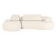 Sofá Laguna by Elle - Chaise Esquerda Boucle Off White II, Cru | WestwingNow