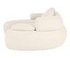 Sofá Laguna by Elle - Chaise Esquerda Boucle Off White II, Cru | WestwingNow