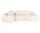Sofá Laguna by Elle - Chaise Esquerda Boucle Off White II, Cru | WestwingNow