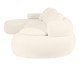 Sofá Laguna by Elle - Chaise Esquerda Boucle Off White V, Cru | WestwingNow