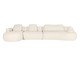 Sofá Laguna by Elle - Chaise Esquerda Boucle Off White V, Cru | WestwingNow