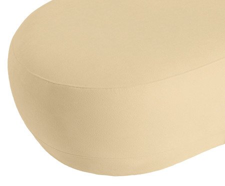 Sofá Módulo Chaise Direita Laguna by Elle - Boucle Bege | Westwing