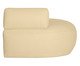 Sofá Módulo Chaise Direita Laguna by Elle - Boucle Bege, Bege | WestwingNow