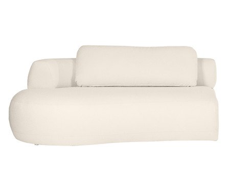Sofá Módulo Lateral Esquerdo Estendido Laguna by Elle - Boucle Off-White | Westwing