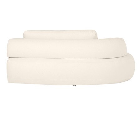 Sofá Módulo Lateral Esquerdo Estendido Laguna by Elle - Boucle Off-White | Westwing