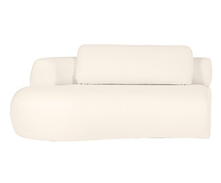 Sofá Módulo Lateral Esquerdo Estendido Laguna by Elle - Boucle Off-White | Westwing
