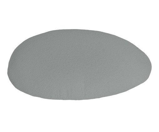 Almofada Braço Orgânico Oval Laguna by Elle - Boucle Cinza, Cinza | WestwingNow