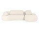 Sofá Laguna by Elle - Chaise Direita Boucle Off White VI, Cru | WestwingNow