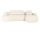 Sofá Laguna by Elle - Chaise Direita Boucle Off White VI, Cru | WestwingNow