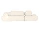 Sofá Lateral Esquerda Estendida Laguna by Elle - Boucle Off-White III, Cru | WestwingNow