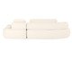 Sofá Lateral Esquerda Estendida Laguna by Elle - Boucle Off-White III, Cru | WestwingNow