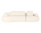 Sofá Lateral Esquerda Estendida Laguna by Elle - Boucle Off-White III, Cru | WestwingNow
