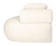 Sofá Módulo Chaise Esquerda Laguna by Elle - Boucle Off-White, Cru | WestwingNow