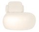 Sofá Módulo Chaise Esquerda Laguna by Elle - Boucle Off-White, Cru | WestwingNow