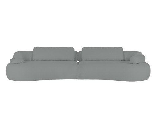 Sofá Laguna by Elle - Boucle Cinza IV, Cru | WestwingNow