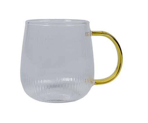 Caneca Canelada, Transparente | WestwingNow