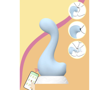 Ness Vibrador de Casal com App Azul | WestwingNow