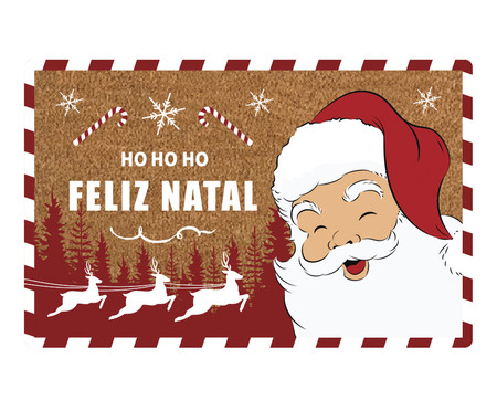 Capacho Feliz Natal Ho Ho Ho