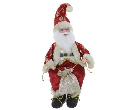 Papai Noel Decorativo Musical Vermelho | Westwing