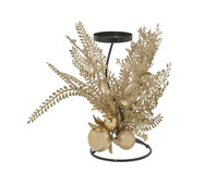 Candelabro decorado 1 Vela Dourado | WestwingNow