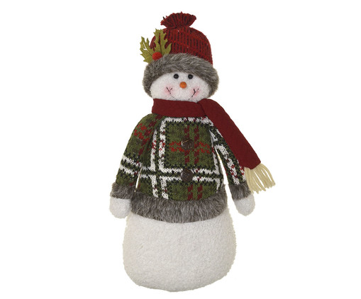 Boneco de Neve Decorativo Vermelho, red | WestwingNow