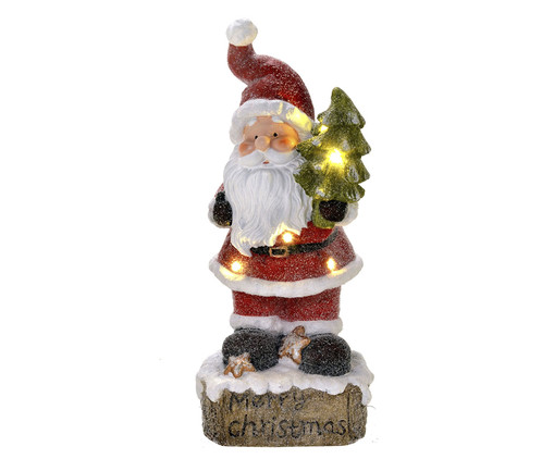 Papai Noel Decorativo com Luz Vermelho, red | WestwingNow