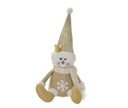 Boneco de Neve Decorativo Dourado | WestwingNow