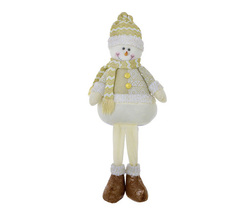 Boneco de Neve Decorativo Dourado, gold | WestwingNow