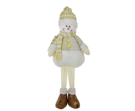 Boneco de Neve Decorativo Dourado