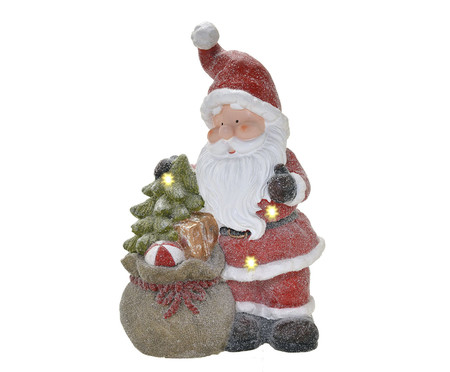 Papai Noel Decorativo com Luz Vermelho